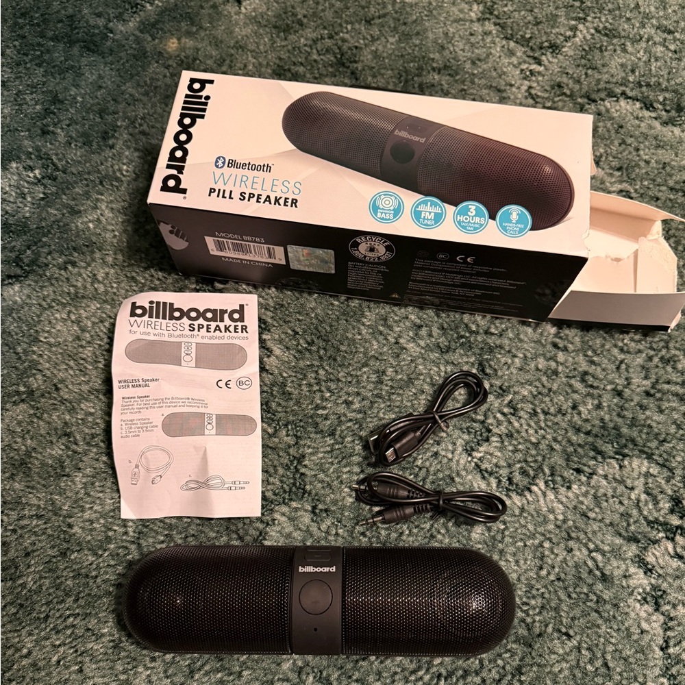 Black Wireless Bluetooth Speaker